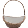 vidaXL Houtmand met handvat 57x46,5x52 cm wilgenhout bruin
