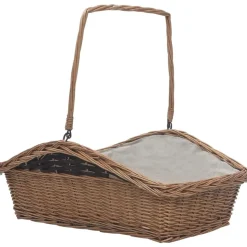 vidaXL Houtmand met handvat 61,5x46,5x58 cm wilgenhout bruin