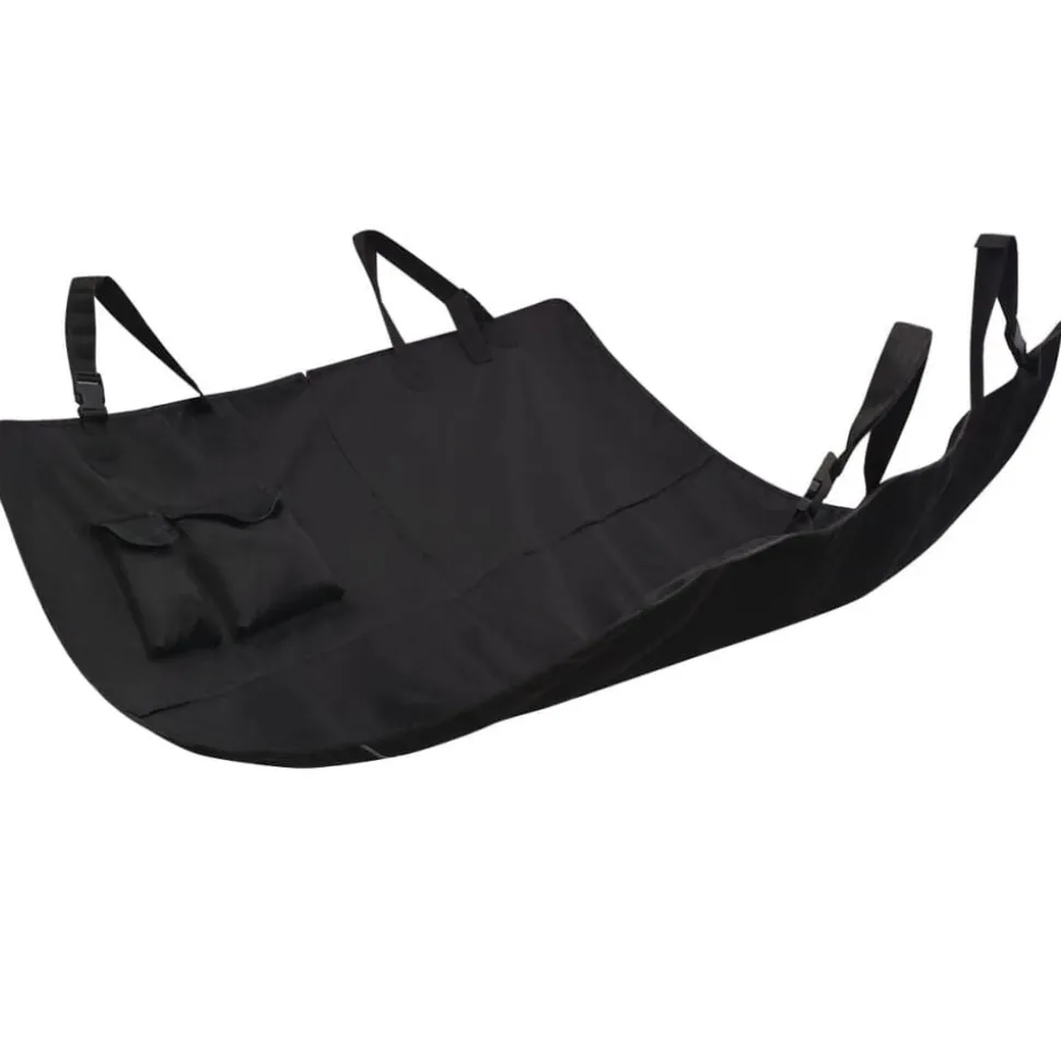 vidaXL Huisdieren achterbankhoes 148x142 zwart