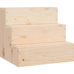 vidaXL Huisdierentrap 40x37,5x35 cm massief grenenhout