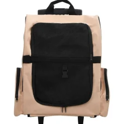 vidaXL Huisdierentrolley inklapbaar beige