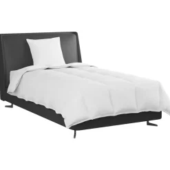 vidaXL 2-in-1 Dekbed met kussen 2 pcs Wit Donsveertjes