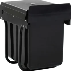 vidaXL Inbouwprullenbak uittrekbaar soft-close 20 L