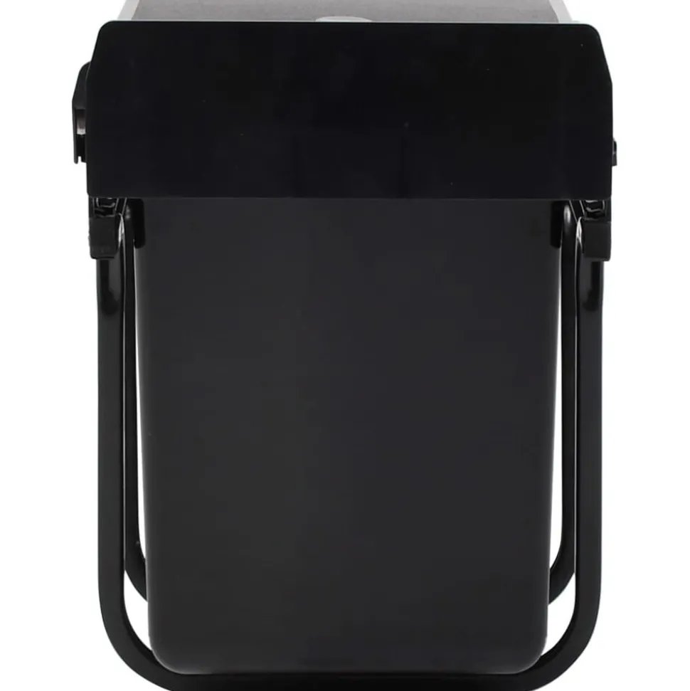 vidaXL Inbouwprullenbak uittrekbaar soft-close 20 L