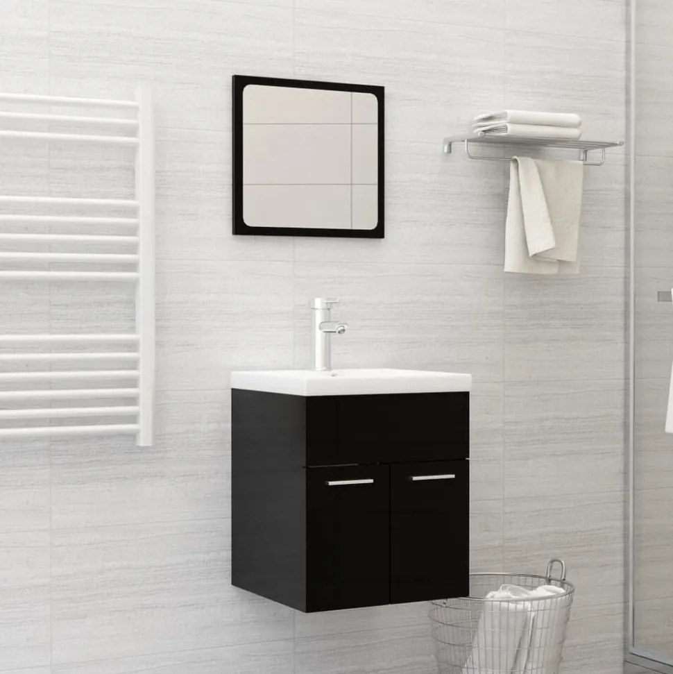 vidaXL Inbouwwastafel met kraan 42x39x18 cm keramiek wit