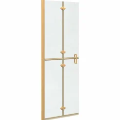 vidaXL Inloopdouchewand Goud 70 x 6,5 x 190 cm