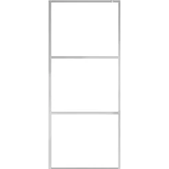 vidaXL Inloopdouchewand transparant 80x195 cm ESG-glas
