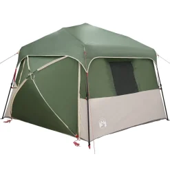 vidaXL Instant tent met regenhuif voor 12 personen met snelontgrendeling