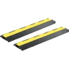 vidaXL Kabelbeschermer drempels 2 st 2 tunnels 101,5 cm rubber