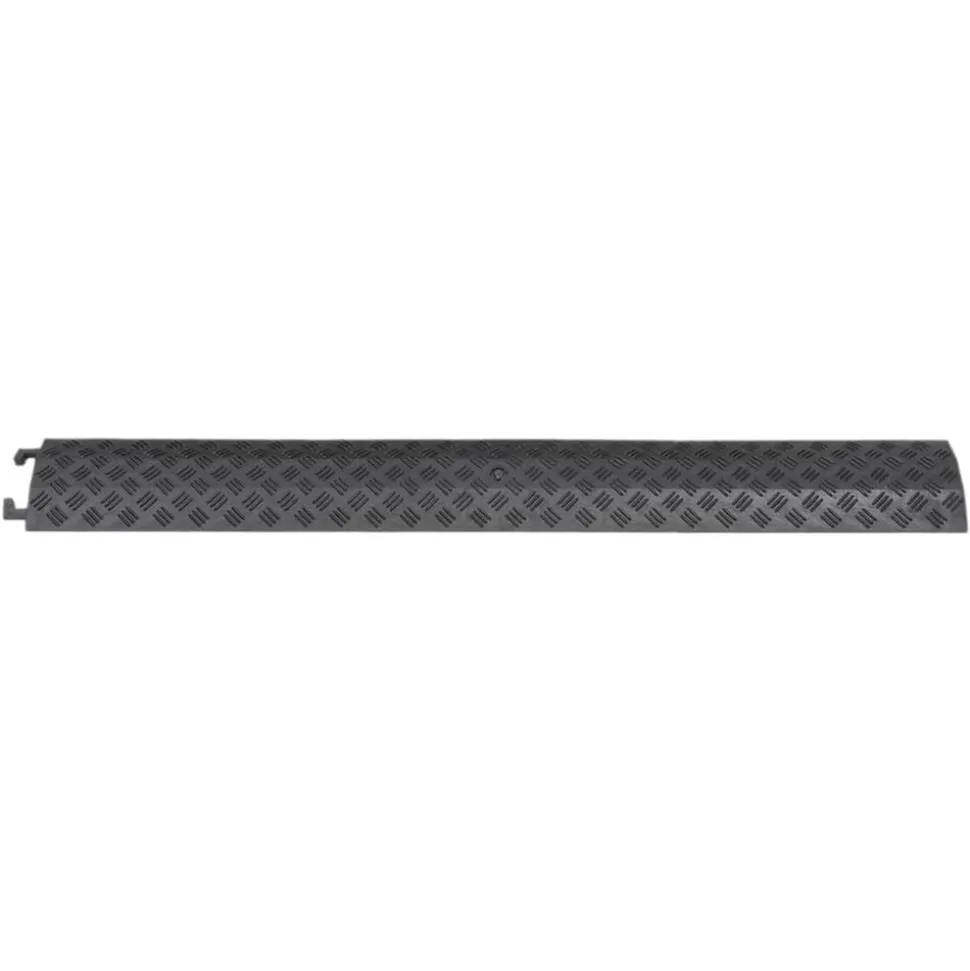 vidaXL Kabelbeschermers drempel 2 st 98,5 cm zwart