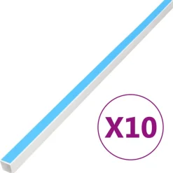 vidaXL Kabelgoot zelfklevend 10x10 mm 10 m PVC