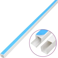 vidaXL Kabelgoot zelfklevend 10x10 mm 10 m PVC