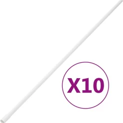 vidaXL Kabelgoten met klemmen Ø16 mm 10 m PVC