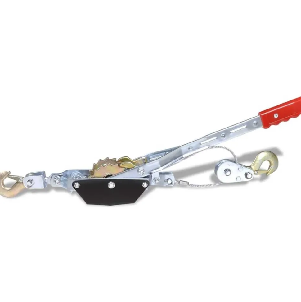 vidaXL Kabeltrekker 1000 kg met 2 versnellingen