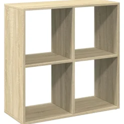 vidaXL Kamerscherm / boekenkast 69,5x29x69,5 cm hout sonoma eikenkleur