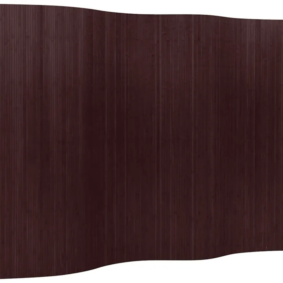 vidaXL Kamerscherm breedte 250 cm hoogte 165 cm bamboe donkerbruin
