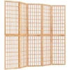 vidaXL Kamerscherm inklapbaar 5 panelen Japanse stijl 200x170 cm