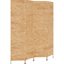 vidaXL Kamerscherm met 4 panelen 163x180 cm waterhyacint