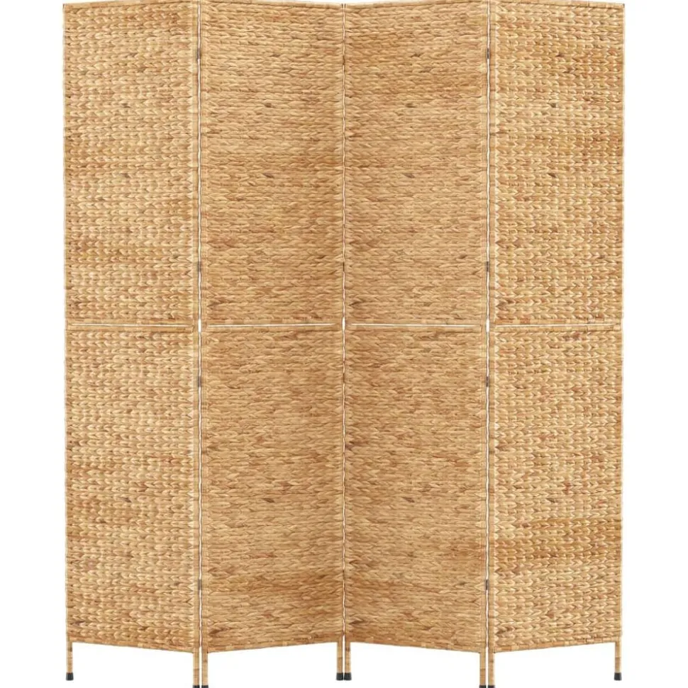 vidaXL Kamerscherm met 4 panelen 163x180 cm waterhyacint