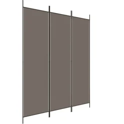 vidaXL Kamerscherm met 3 panelen 150x220 cm stof antracietkleurig