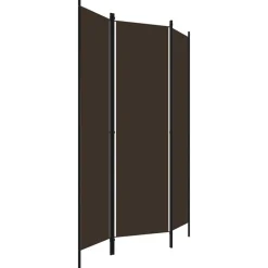 vidaXL Kamerscherm met 3 panelen 150x180 cm bruin