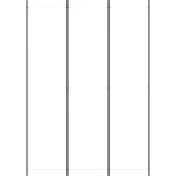 vidaXL Kamerscherm met 3 panelen 150x220 cm stof wit