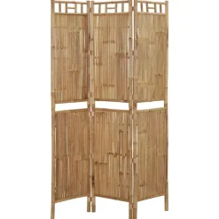 vidaXL Kamerscherm met 3 panelen 120x180 cm bamboe