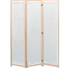 vidaXL Kamerscherm met 3 panelen 120x170x4 cm stof crème