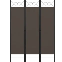 vidaXL Kamerscherm met 3 panelen 120x180 cm antraciet