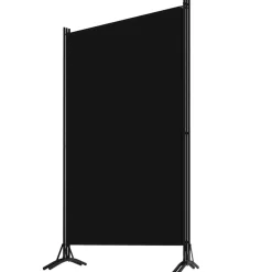 vidaXL Kamerscherm met 3 panelen 260x180 cm zwart