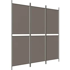 vidaXL Kamerscherm met 3 panelen 150x180 cm stof antracietkleurig
