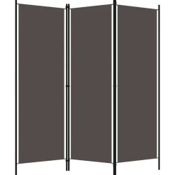 vidaXL Kamerscherm met 3 panelen 150x180 cm antraciet