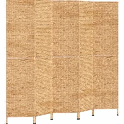 vidaXL Kamerscherm met 5 panelen 205x180 cm waterhyacint