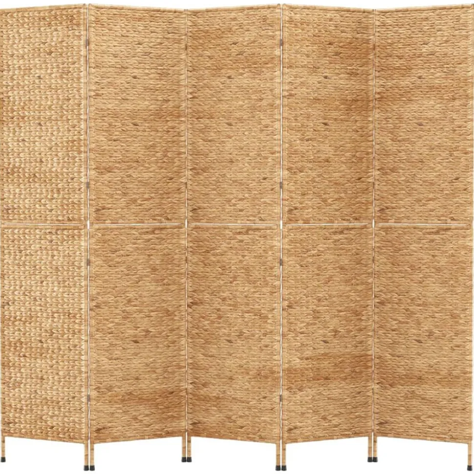 vidaXL Kamerscherm met 5 panelen 205x180 cm waterhyacint