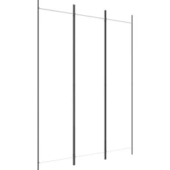 vidaXL Kamerscherm met 3 panelen 150x200 cm stof wit