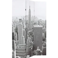 vidaXL Kamerscherm New York bij daglicht 120x170 cm zwart en wit