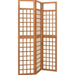 vidaXL Kamerscherm/trellis met 3 panelen 121x180,5 cm vurenhout