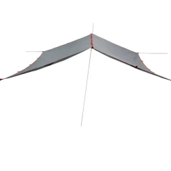 vidaXL Kampeerluifel waterdicht 300x294 cm grijs en oranje