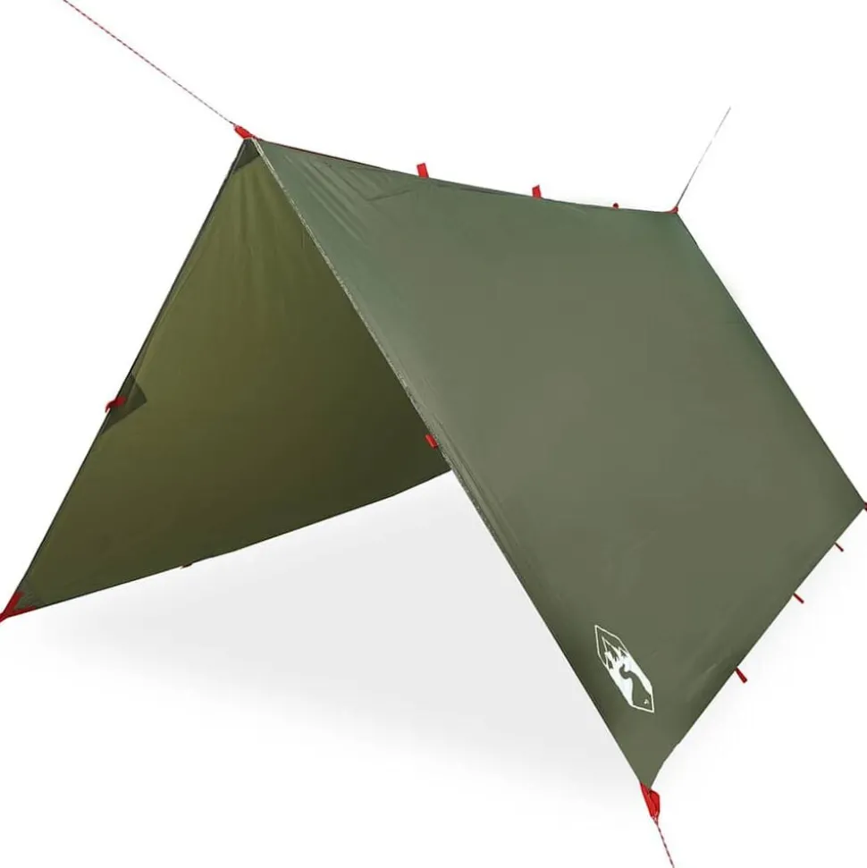 vidaXL Kampeerluifel waterdicht 306x306 cm olijfgroen