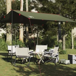 vidaXL Kampeerluifel waterdicht 306x306 cm olijfgroen