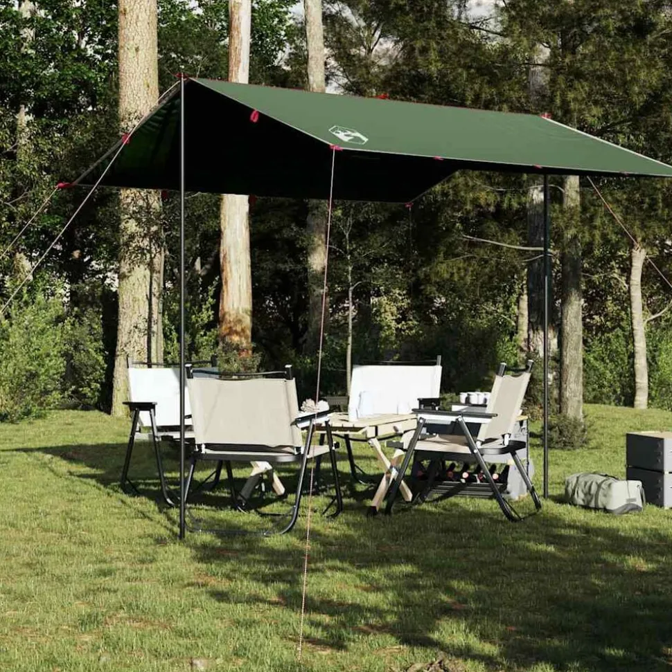 vidaXL Kampeerluifel waterdicht 300x294 cm groen