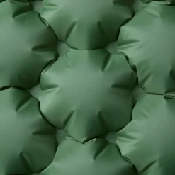 vidaXL Kampeermatras met kussens zelfopblazend 2-persoons groen