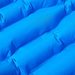vidaXL Kampeermatras met kussen zelfopblazend 1-persoons blauw