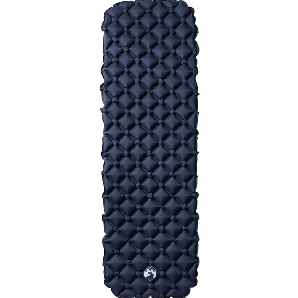 vidaXL Kampeermatras opblaasbaar 190x58x6 cm 1- persoons grijs