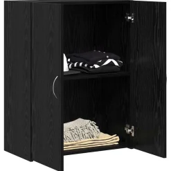vidaXL Kantoorkast Artisan Eiken 70 x 32 x 77.5 cm Bewerkt hout