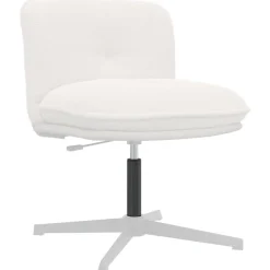 vidaXL Kantoorstoel gascilinder Zwart 318-473 mm IJzer