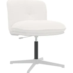 vidaXL Kantoorstoel gascilinder Zwart 355-540 mm IJzer