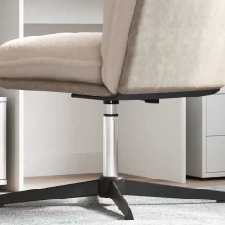 vidaXL Kantoorstoel gascilinder Chroom 307-447 mm IJzer