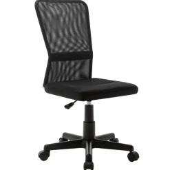 vidaXL Kantoorstoel 44x52x100 cm mesh stof zwart
