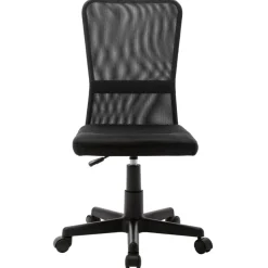 vidaXL Kantoorstoel 44x52x100 cm mesh stof zwart